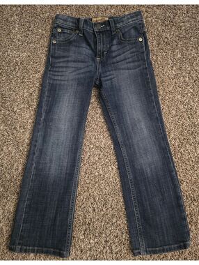 Wrangler 20X Boys Dark Blue Jeans Size 7 Regular